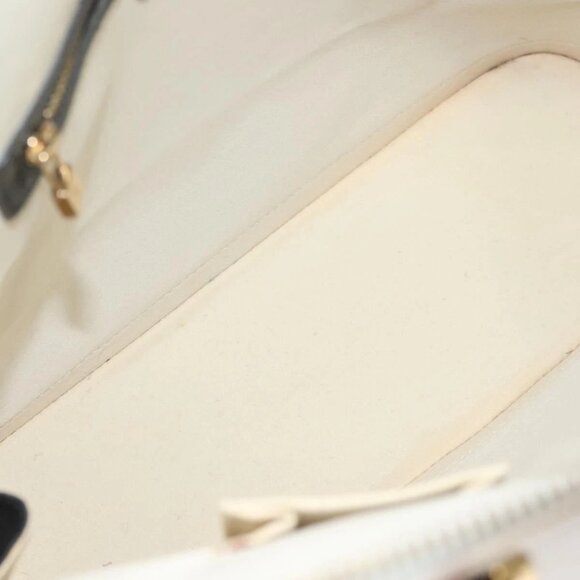 LOUIS VUITTON Monogram Mini Alma Haut Hand Bag Blue - Picture 12 of 16